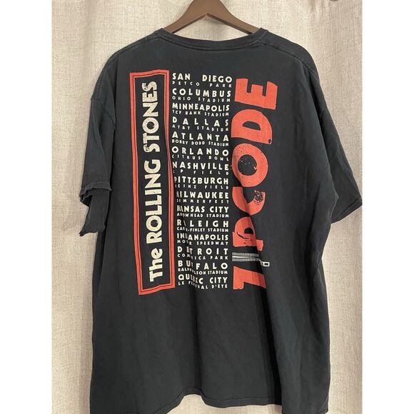The Rolling Stones - North America - 2015 Zip Code Tour - Black Shirt - 2XL - Picture 5 of 6